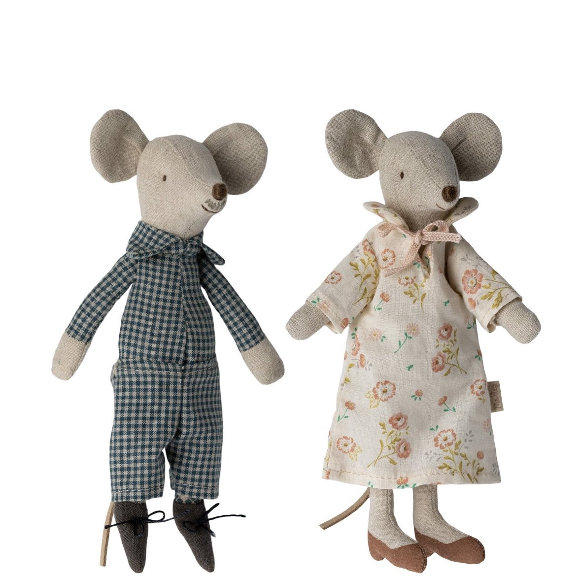Maileg Grandma and Grandpa Mice in Cigarbox