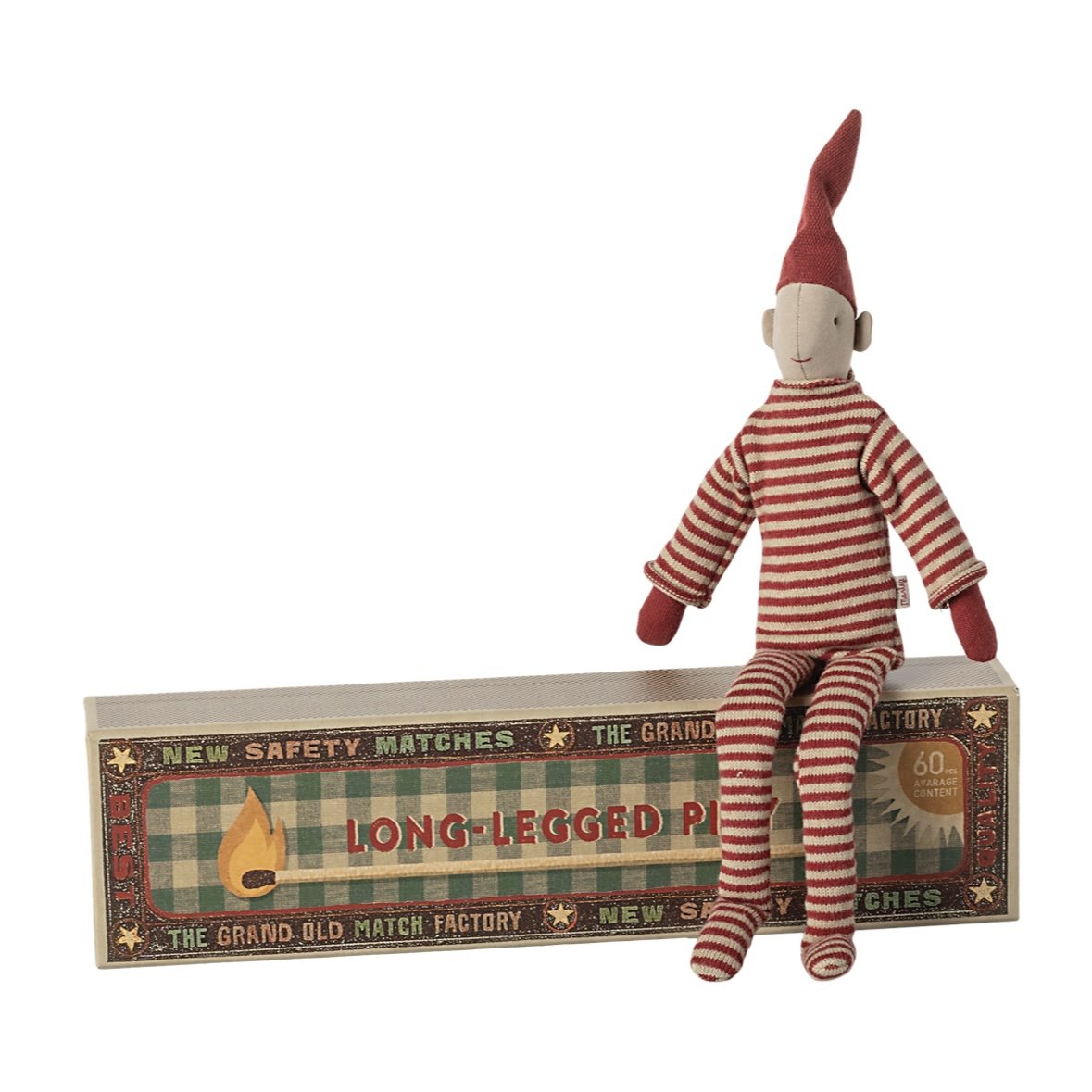 Maileg Long Legged Pixy in Matchbox
