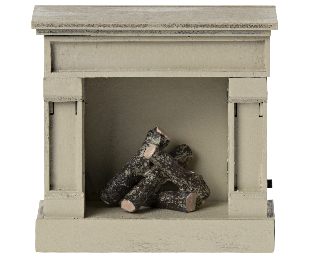 Maileg Mouse Fireplace - Off White