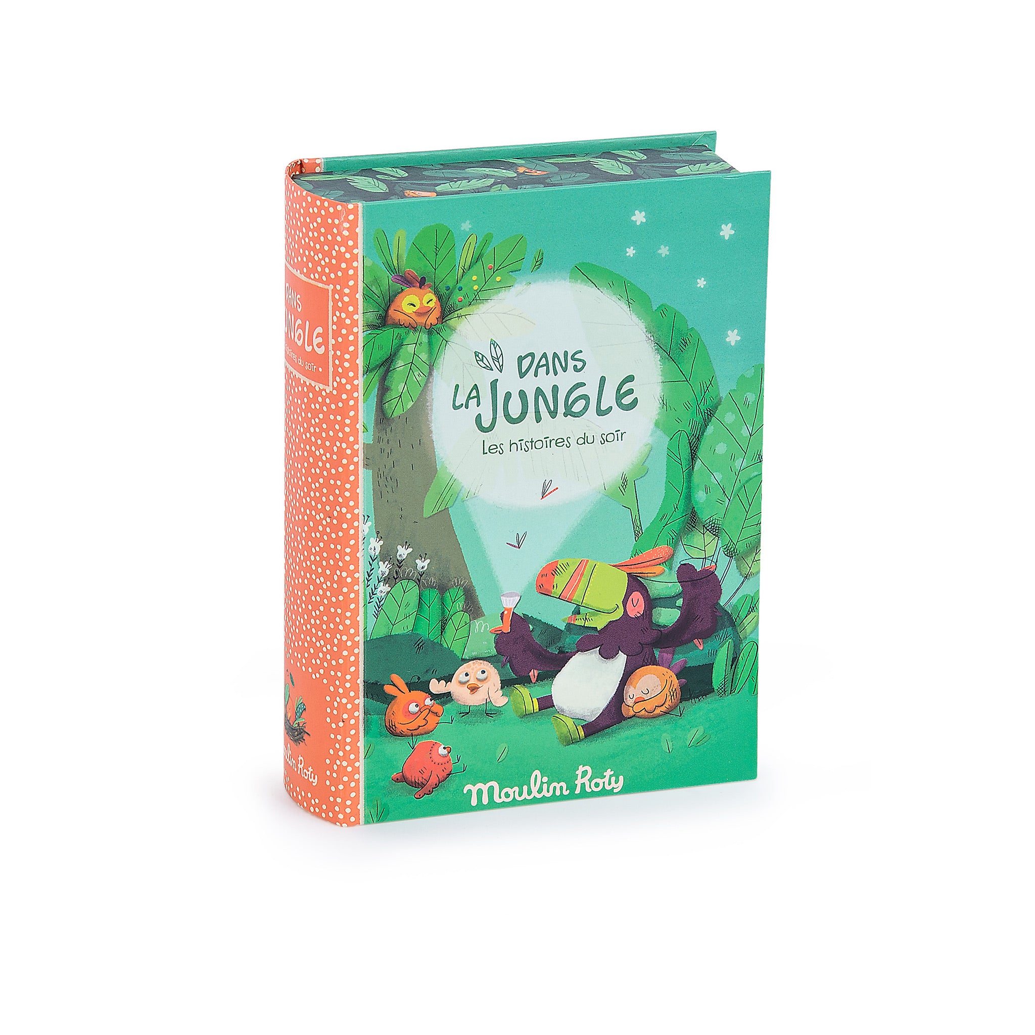Moulin Roty Children's book titled 'Dans la Jungle'