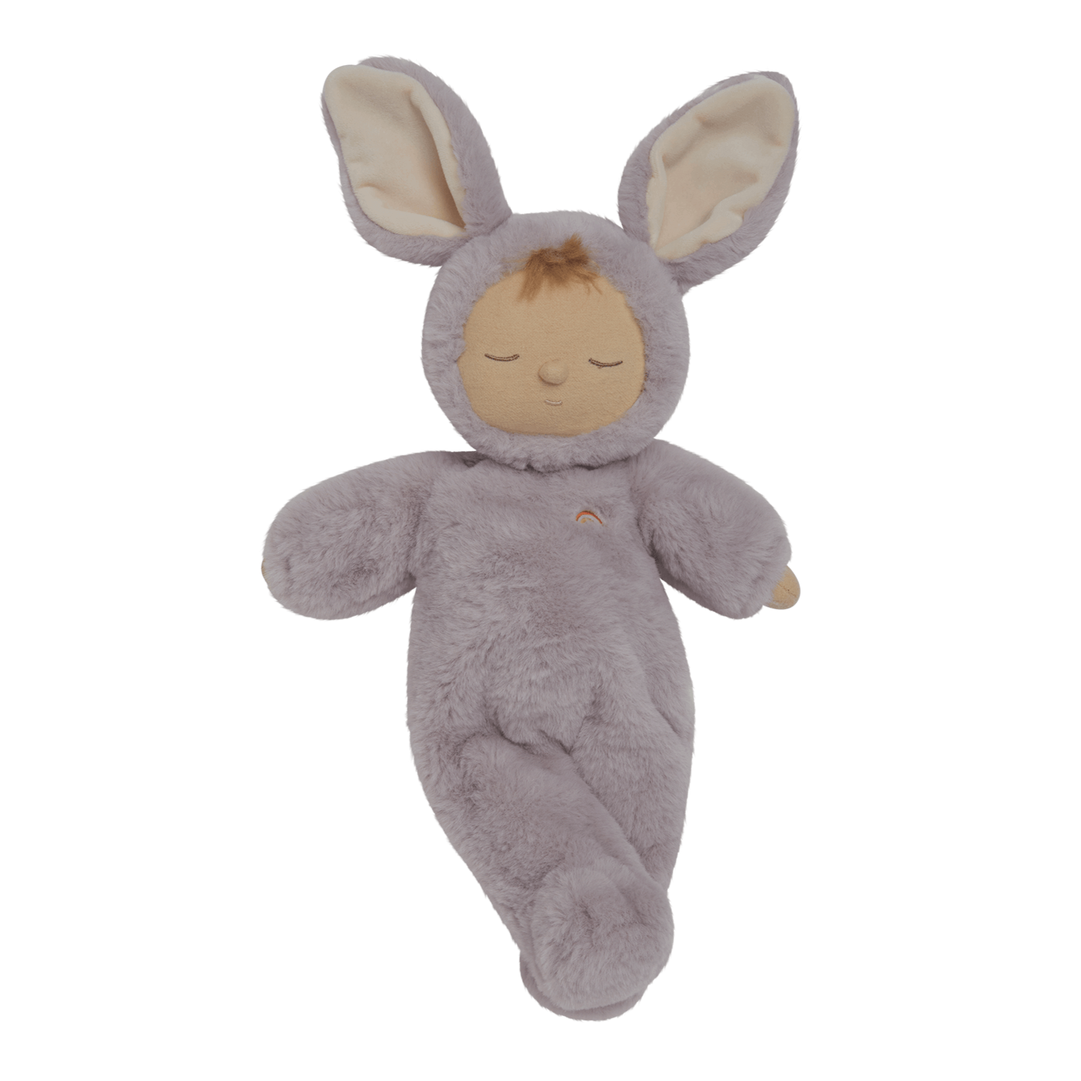 Olli Ella Cozy Dinkum Bunny Twinkle Lilac resting