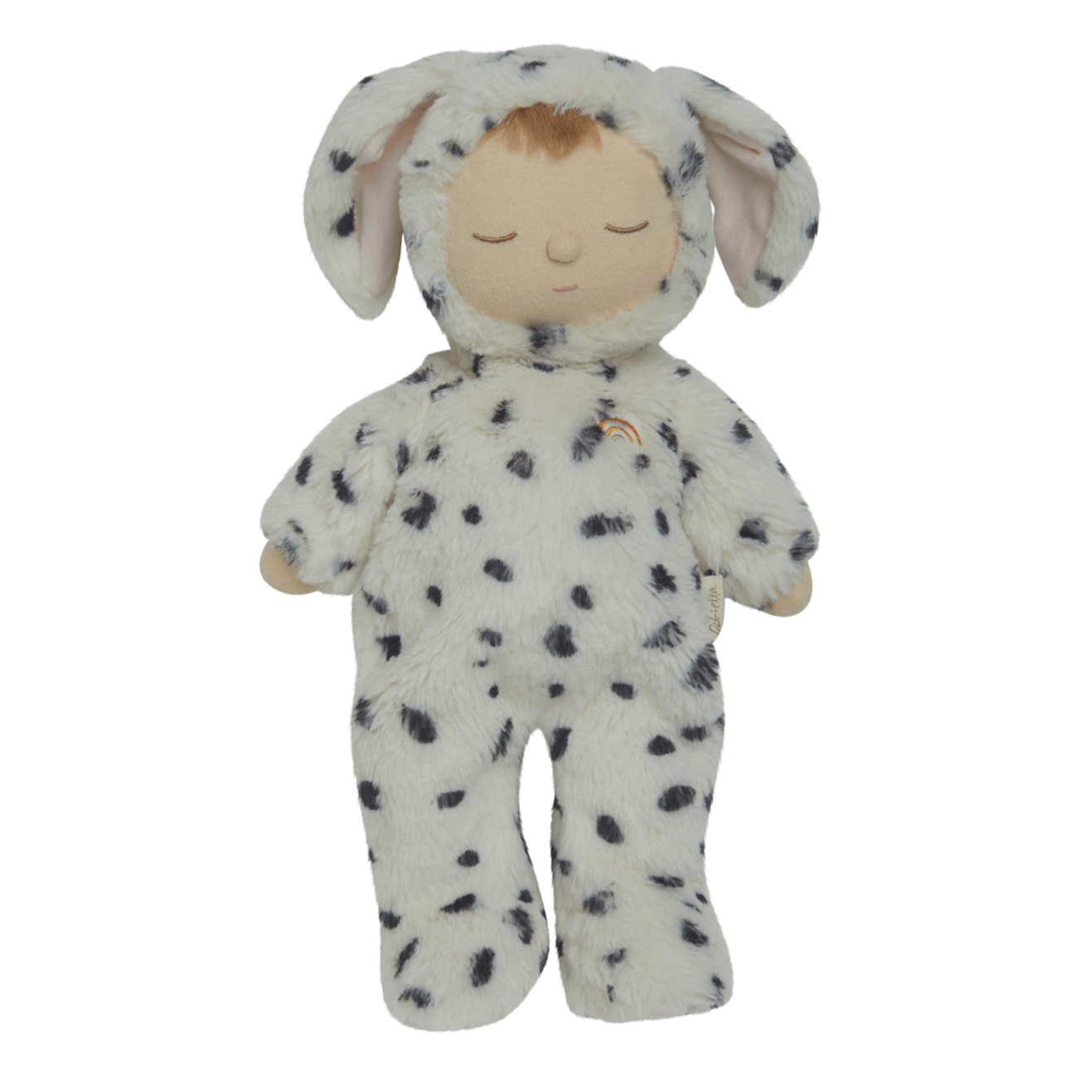 Olli Ella Cozy Dinkum Dog Domino Black White